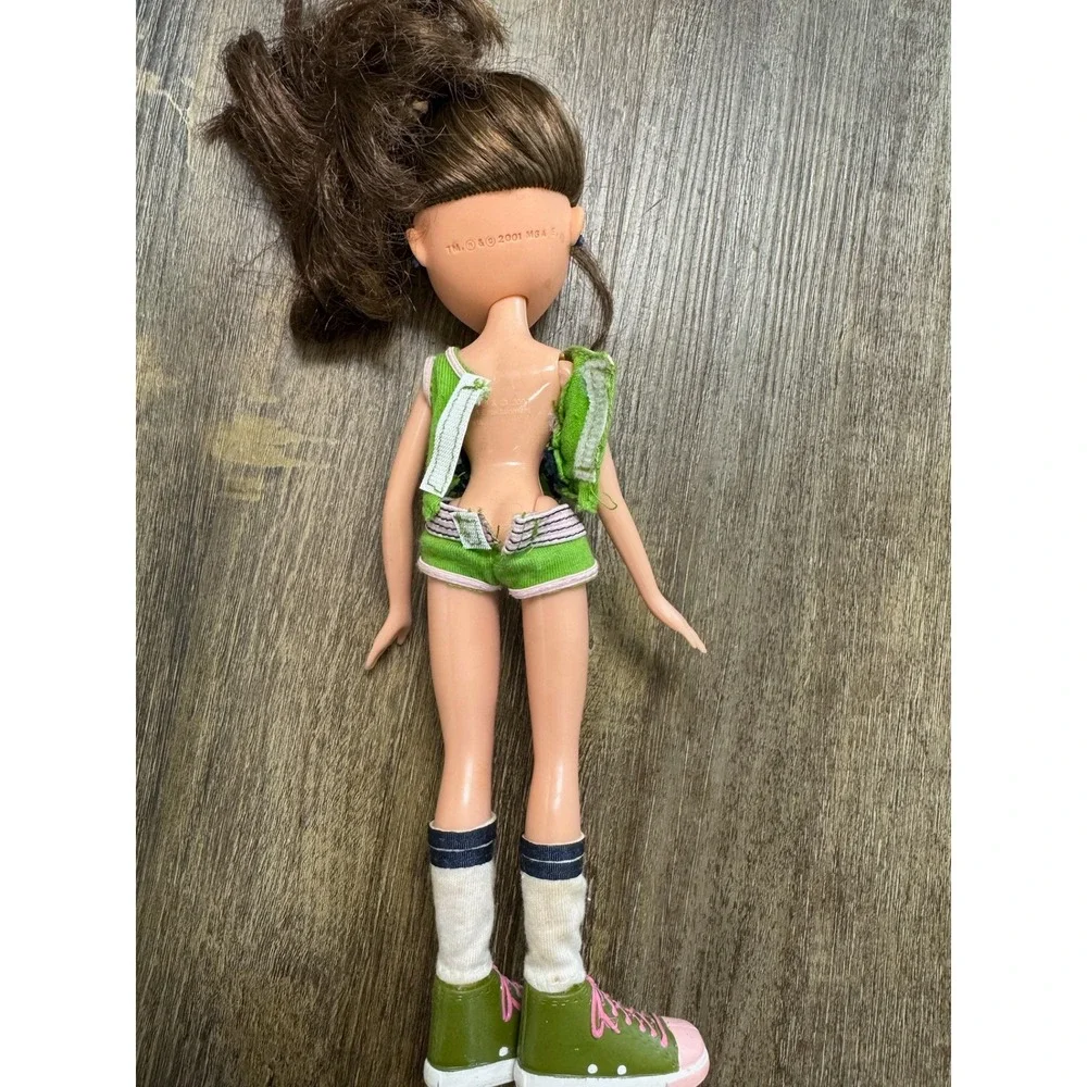 Bratz Play Sportz Basketball Yasmin Doll 2001‎ MGA Green Athletic Outfit 10 inch